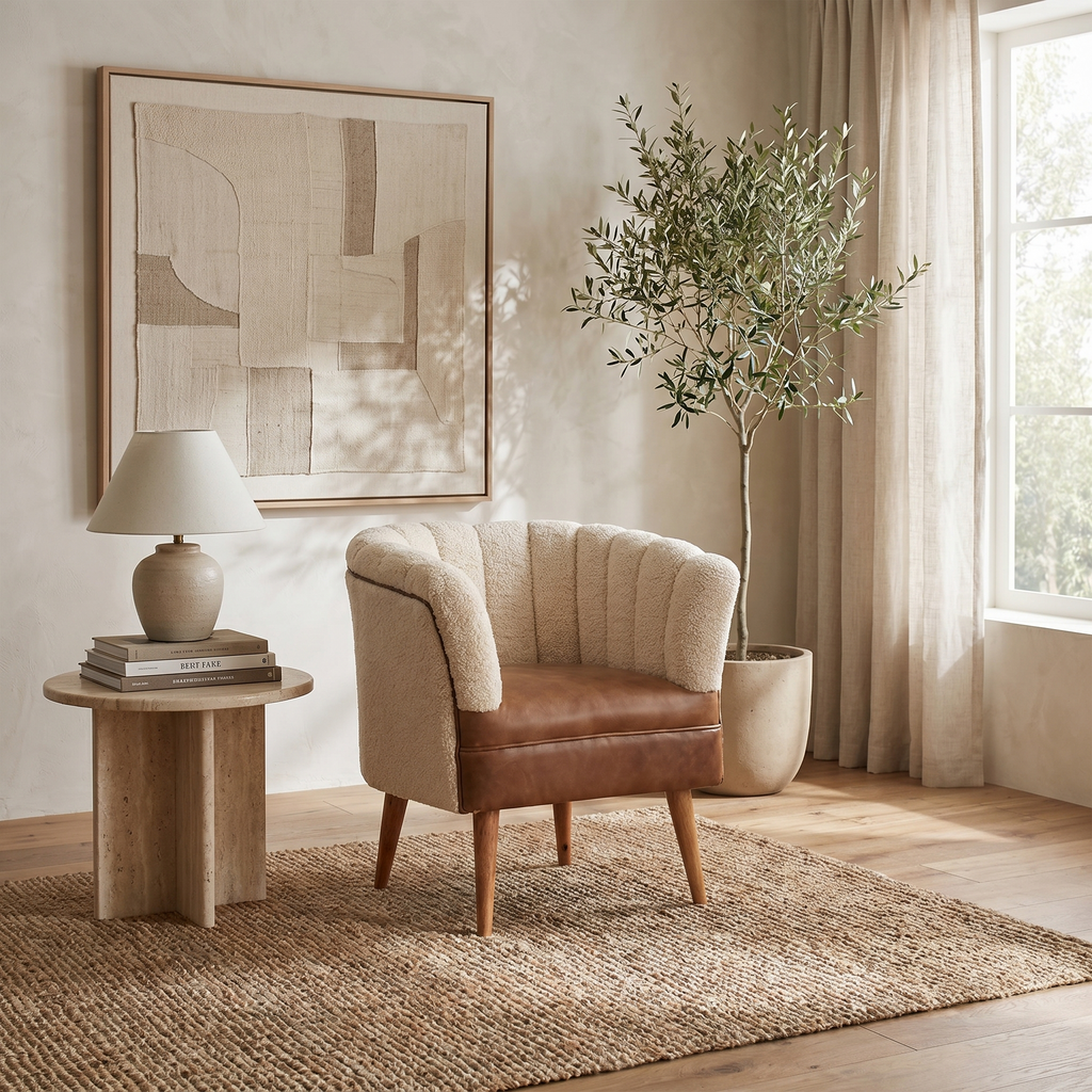 Ivy Cream Armchair