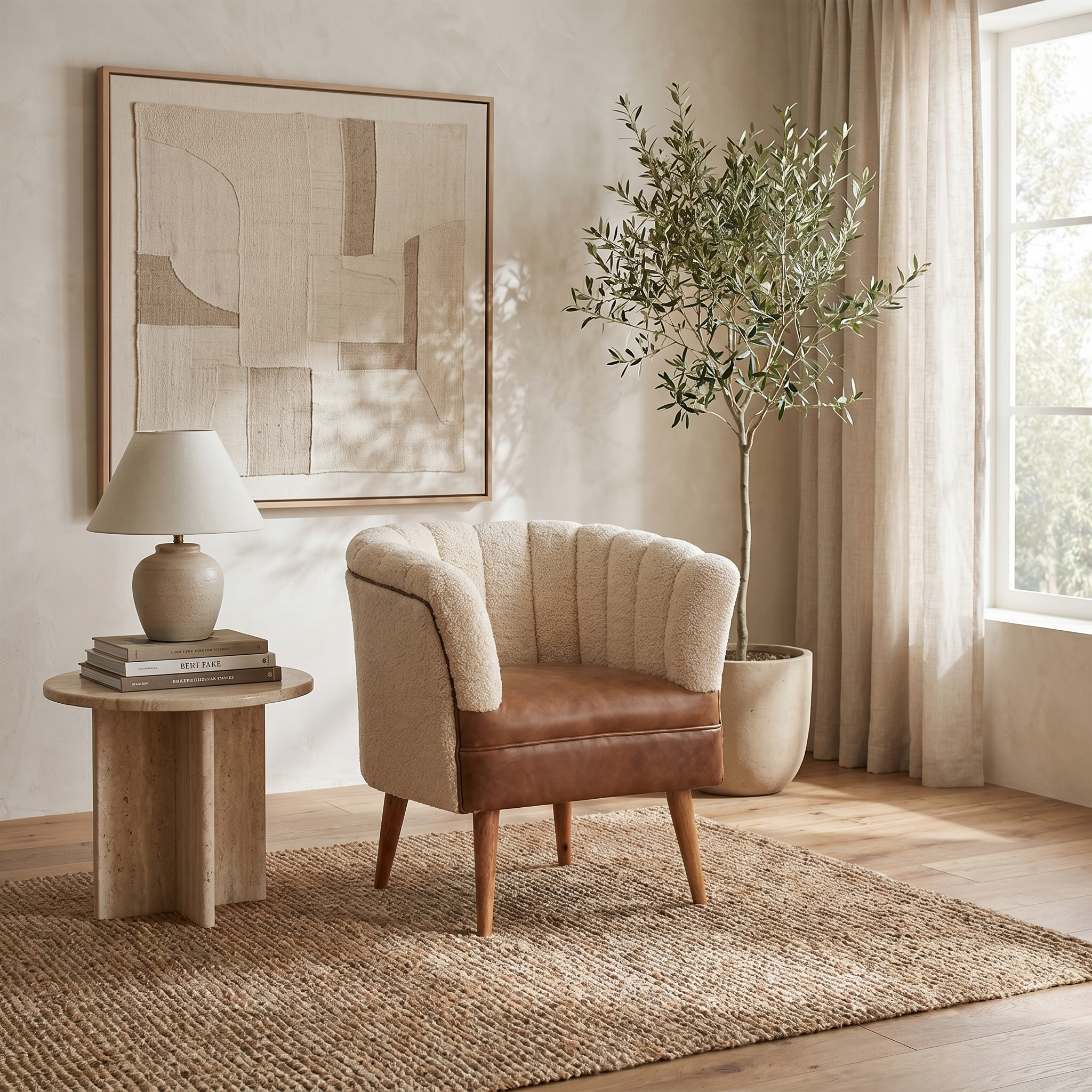 Ivy Cream Armchair