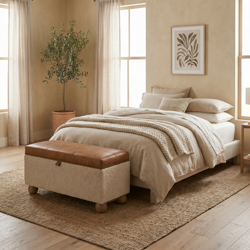 Ivy Ottoman Storage Bench