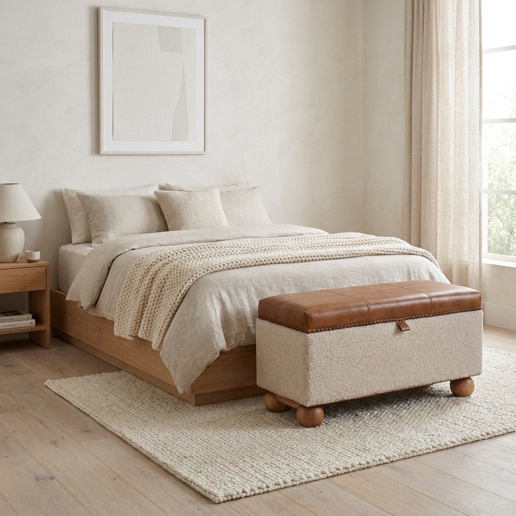 Ivy Ottoman Storage Bench