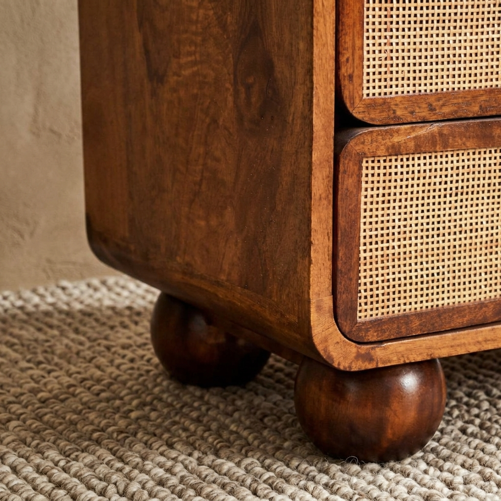 Olivia Chestnut Bedside Table