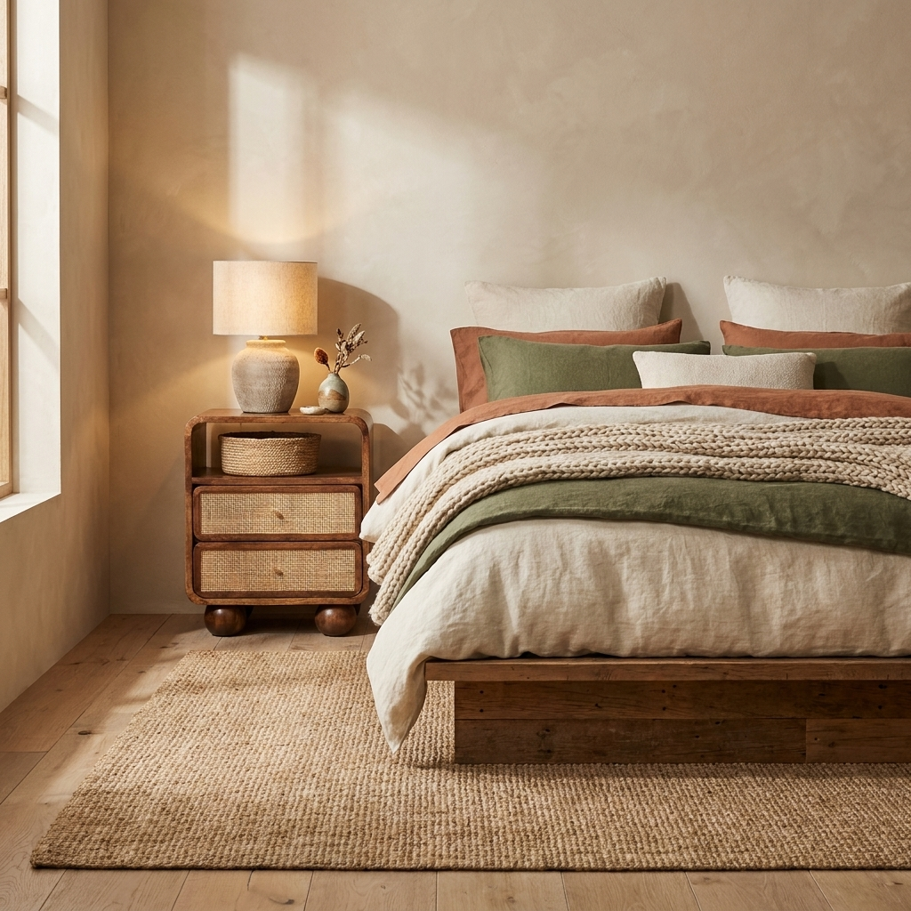 Olivia Chestnut Bedside Table